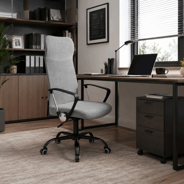 Kancelárska stolička sivá KA-W3109 GREY