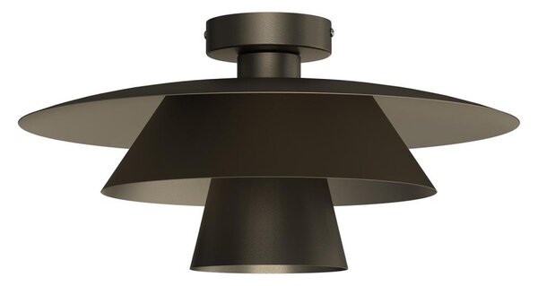 Stropné svietidlo PLATO 1xE27/15W/230V priemer 32 cm antracit