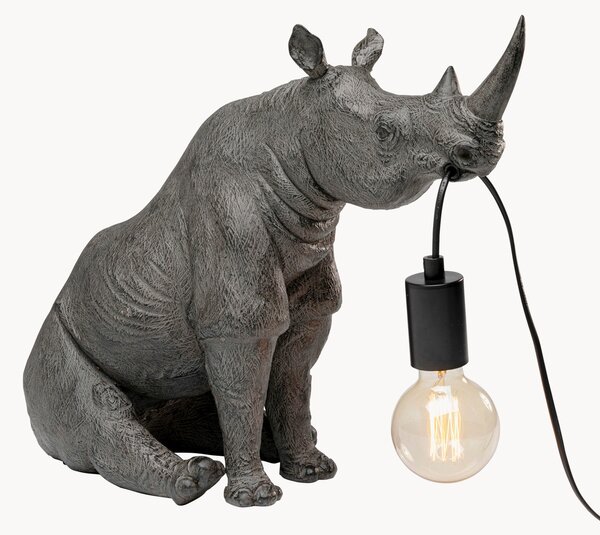 Dizajnová stolová lampa Sitting Rhino