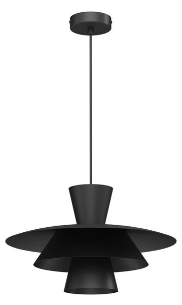 Luster na lanku PLATO 1xE27/15W/230V čierna