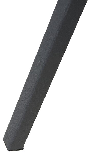 Stojaca lampa čierna a zlatá kovová 165 cm nastaviteľné tienidlo trojnohý podstavec industriálny dizajn