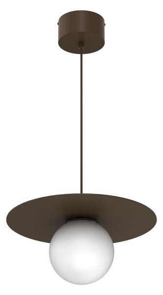 Luster na lanku FLAT 1xE27/15W/230V hnedý