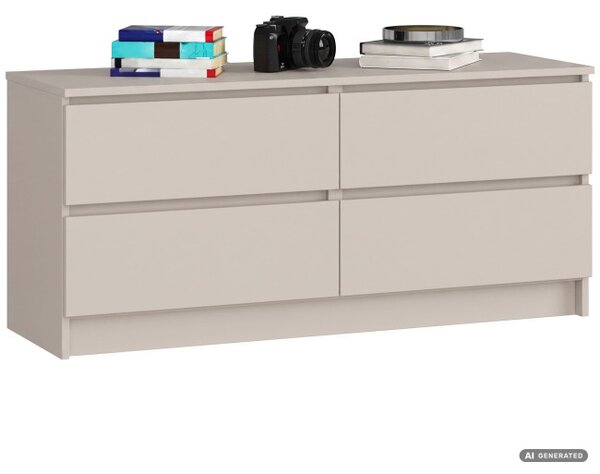 Komoda K120 4SZ CLP PK kašmírová