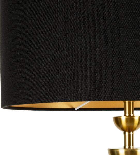 Stojaca lampa LENA 2 01 čierna / zlatá