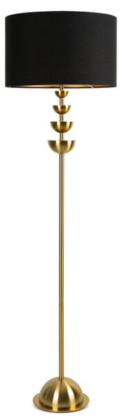 Stojaca lampa LENA 2 01 čierna / zlatá