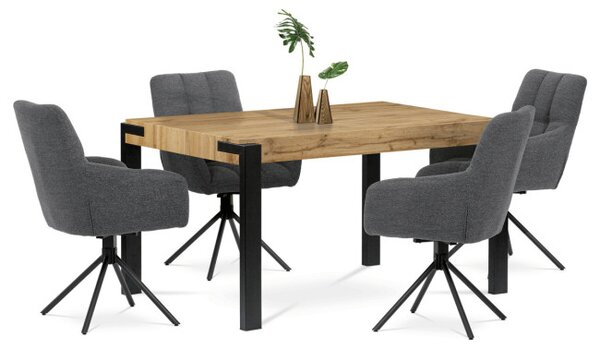 Jedálenský stôl 140x88 cm HT-725 OAK divoký dub