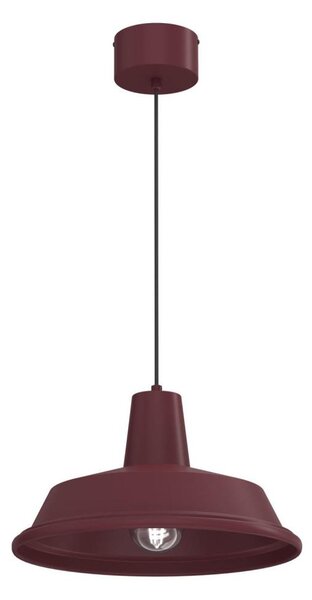 Závesný luster CLASS s lankom 1xE27/15W/230V bordový