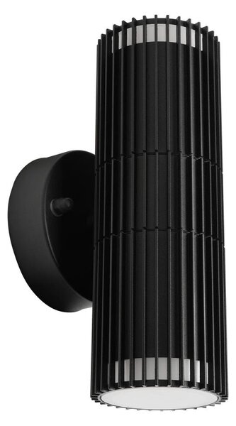 Vonkajšie nástenné bodové svietidlo LANTHEA 2xGU10/11W/230V IP44 čierne