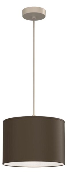 Luster na lanku ARDEN 1xE27/15W/230V priemer 25 cm béžová/hnedá