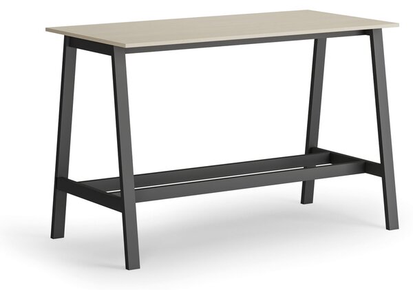 Vysoký barový stôl, 1600 x 800 mm, breza