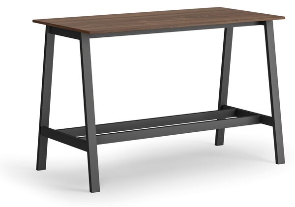Vysoký barový stôl, 1600 x 800 mm, orech