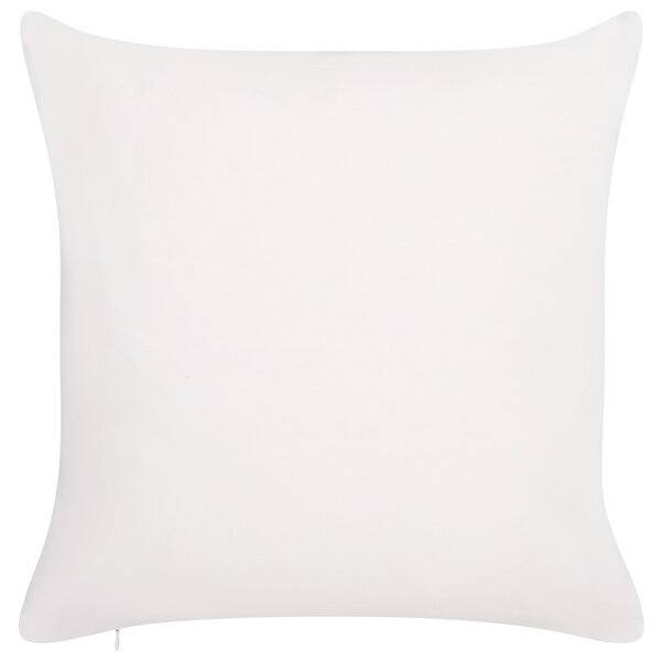 Sada 2 záhradných vankúšov béžová polyester 45 x 45 cm štvorcová vzor listov s motívom moderný dizajn dekoračný vankúš