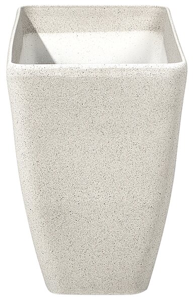 Kamenný kvetináč béžový 74 x 32 x 45 cm moderný minimalistický dizajn izbové vonkajšie doplnky
