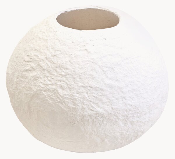 Guľatá váza z bavlnenej hmoty Sanai, V 38 cm