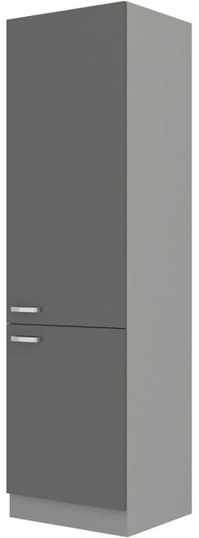 Potravinová vstavaná skriňa na chladničku Gonir 60 LO 210 2F (sivá + sivá). Vlastná spoľahlivá doprava až k Vám domov. 1032724