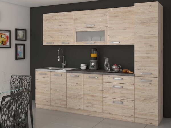 NovýNábytok.sk Dolná kuchynská skrinka Bergenia 80 D 2F BB (dub bordeaux). Vlastná spoľahlivá doprava až k Vám domov. 1032869
