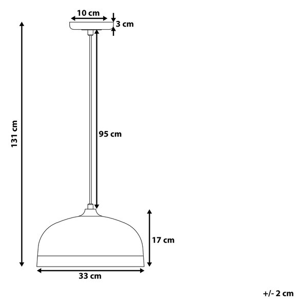 Závesná lampa čierna biela medená kov okrúhle tienidlo moderný industriálny štýl obývačka spálňa jedáleň