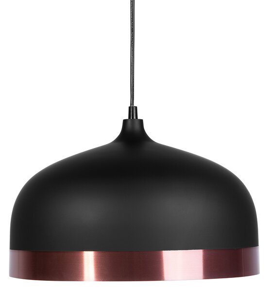 Závesná lampa čierna biela medená kov okrúhle tienidlo moderný industriálny štýl obývačka spálňa jedáleň
