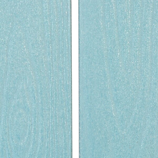 Detská záhradná stolička svetlomodrá plastová imitácia dreva odolná voči poveternostným vplyvom moderný štýl