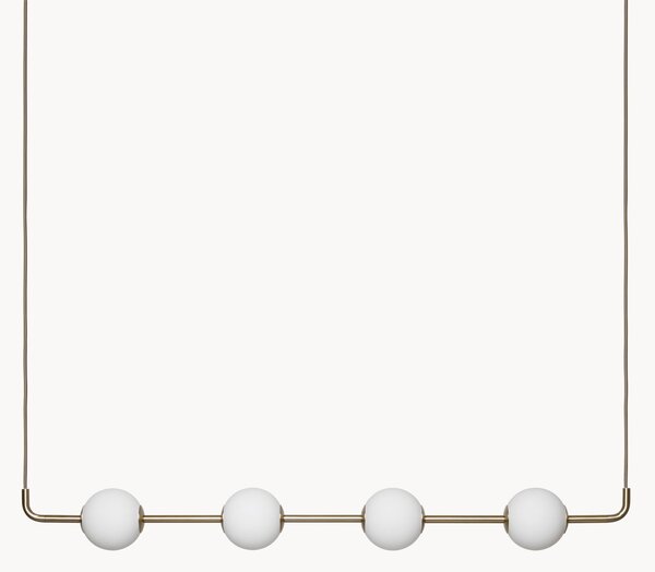 Ručne fúkané závesné LED svietidlo Audrey Linear