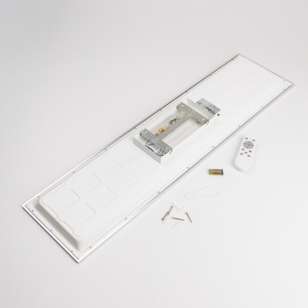 LED RGBW stmievateľný prisadený panel LED/13,5W/230V + diaľkový ovládač