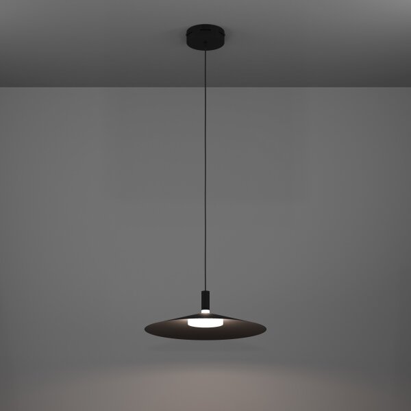 Eglo 902183 - LED RGBW stmievateľné závesné svietidlo na lanku CONOMAVILLA-Z LED/15,5W/230V čierne