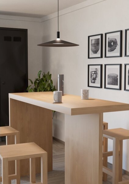 Eglo 902183 - LED RGBW stmievateľné závesné svietidlo na lanku CONOMAVILLA-Z LED/15,5W/230V čierne