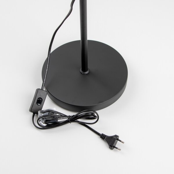 LED stojacia lampa 1xE27/7W/230V čierna