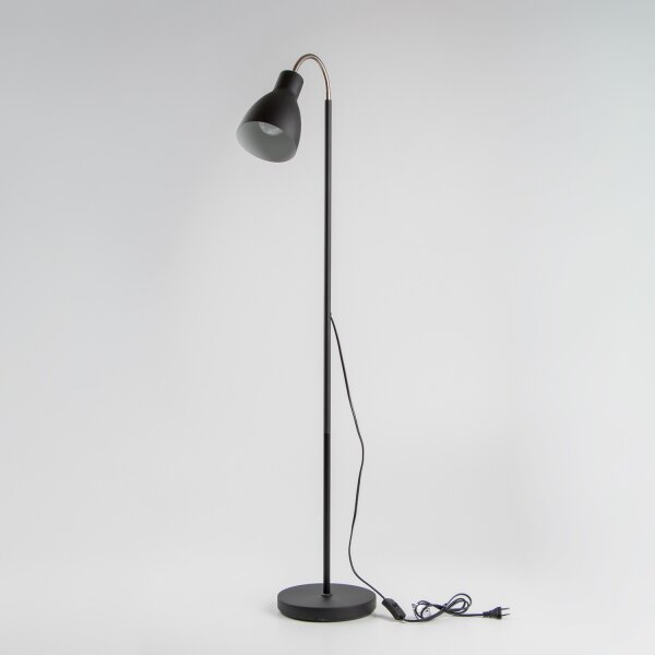 LED stojacia lampa 1xE27/7W/230V čierna