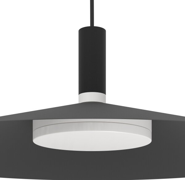 Eglo 902183 - LED RGBW stmievateľné závesné svietidlo na lanku CONOMAVILLA-Z LED/15,5W/230V čierne