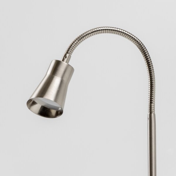 LED lampa s klipom LED/3,2W/230V matný chróm