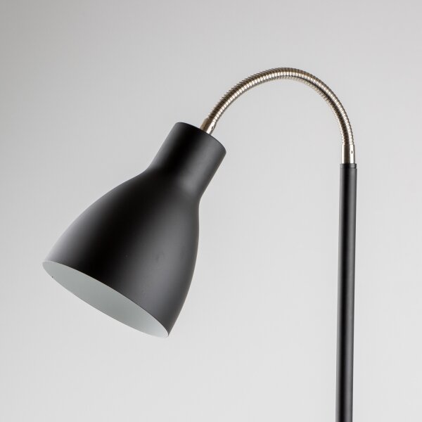 LED stojacia lampa 1xE27/7W/230V čierna