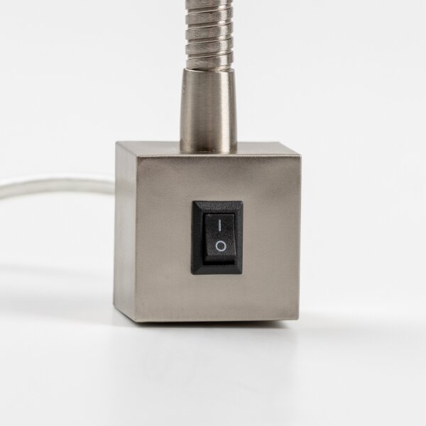LED lampa s klipom 1xGU10/4,7W/230V matný chróm