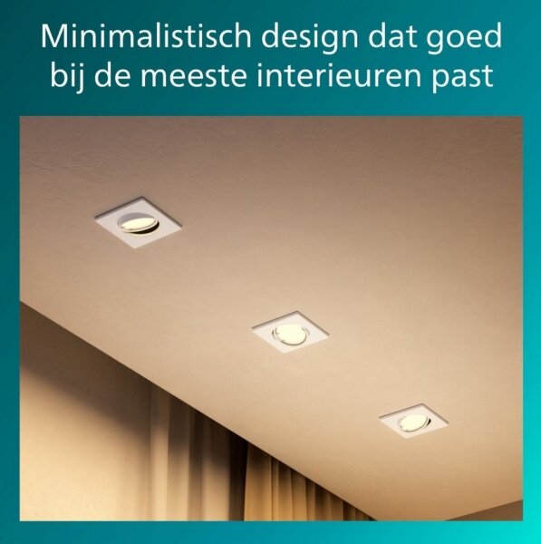 Philips - Zapustené stropné svietidlo PERIDOT 1xGU10/7W/230V biela
