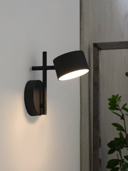 Osram - stmievateľné LED nástenné svietidlo DECOR KYOTO LED/12W/230V čierna