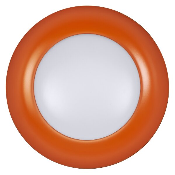 Osram - LED stmievateľné stropné svietidlo ORBIS PLATE LED/19W/230V pr.31cm oranžová/čierna