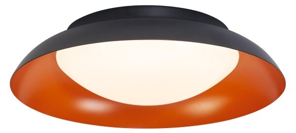 Osram - LED stmievateľné stropné svietidlo ORBIS PLATE LED/19W/230V pr.31cm oranžová/čierna