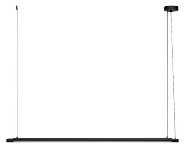 Osram-LED Stmievateľný luster na lankách OFFICE LINE LED/40W/230V 4000K 120 cm čierna