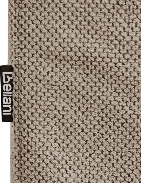 Leňoška sivobéžová polyester látkové čalúnenie bez opierok moderný štýl obývacia izba