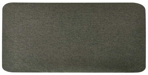 Pohovka zelená polyester látkové čalúnenie 3-miestna oblúkové sedadlo moderný minimalistický štýl obývacia izba