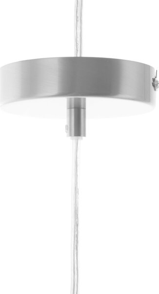 Závesná lampa zlaté tónované sklo priehľadné tienidlo moderný industriálny štýl stropné svetlo