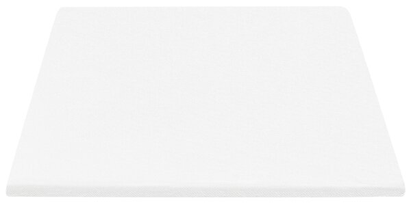 Vrchný matrac biela PU pena polyesterový poťah 120 x 200 cm topper podložka na posteľ spálňa