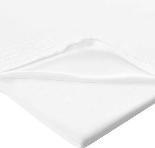 Vrchný matrac biela PU pena polyesterový poťah 120 x 200 cm topper podložka na posteľ spálňa
