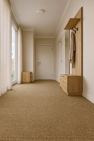 Vopi , Metrážny koberec Nature NEW prírodný - neúčtujeme odrezky z role, na mieru, šíře 2m,3m,4m,na mieru, neúčtujeme odrezky, oranžová, filc, chodba / predsieň