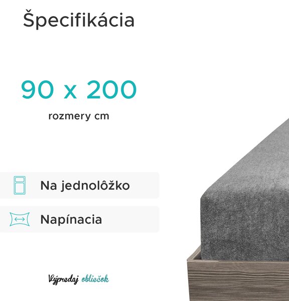 Froté plachta mentolová 90 x 200 cm