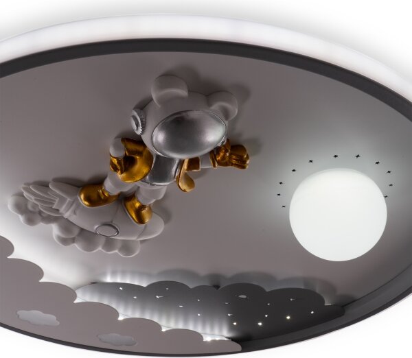 Brilagi - LED stmievateľné detské stropné svietidlo ASTRO LED/68W/230V 3000-6000K + diaľkové ovládanie