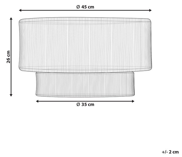 Stropná lampa prírodná jutová okrúhle tienidlo železná konštrukcia boho svietidlo obývacia izba spálňa chodba