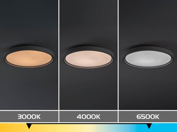 Rabalux 75086 - LED stmievateľné stropné svietidlo ZERINA 31W/230V IP40 3000-6500K pr. 41,5 cm s diaľkovým ovládaním