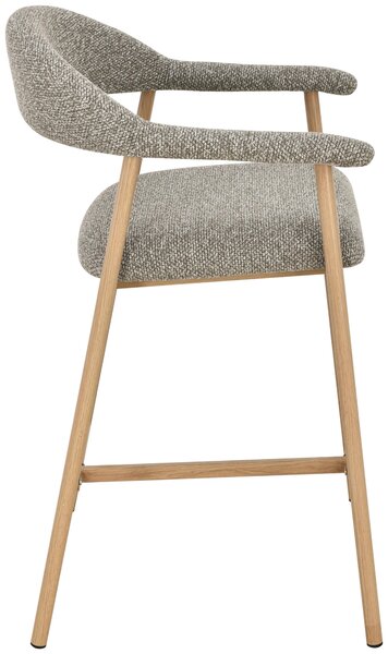 BAROVÁ STOLIČKA, taupe, farba duba Livetastic - Barový nábytok, Online Only