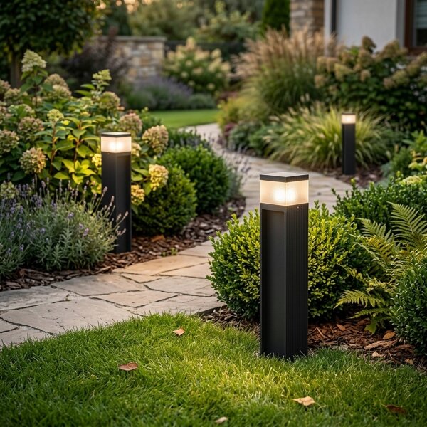Vonkajšia lampa VESPER 1xG9/5W/230V IP44 50 cm čierna